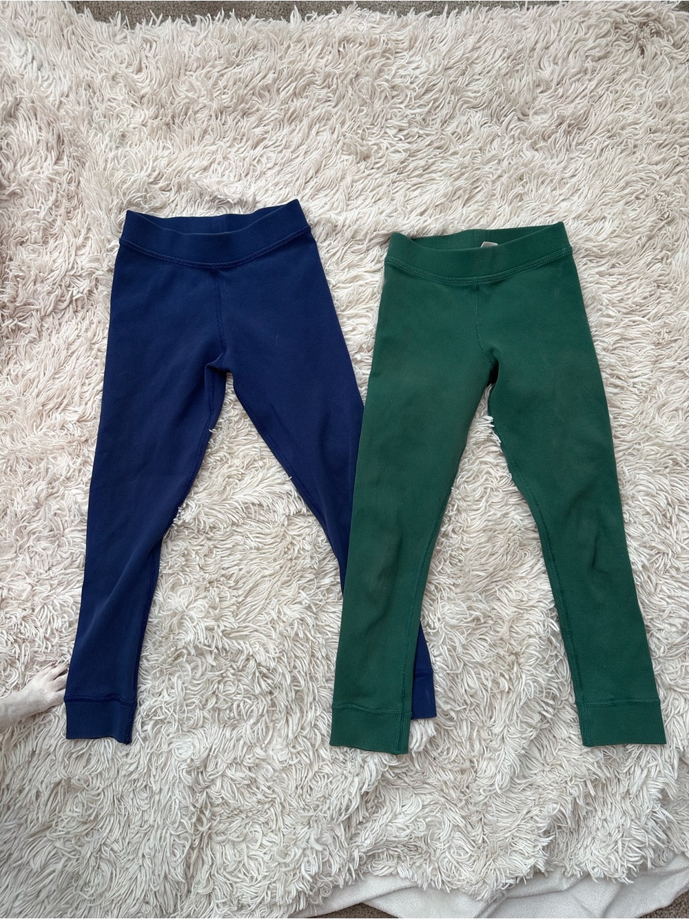Hanna Andersson Ribbed Cotton Leggings, Size US 5/ 110 cm